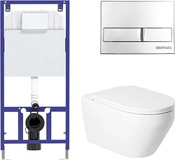 Унитаз Saniteco KW-9009W + 525 040000 + L3 040013