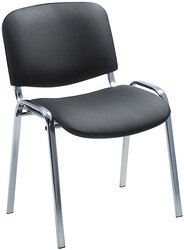 Стул Helmi Изо HL-F01 330630 (хром/кожзам черный)