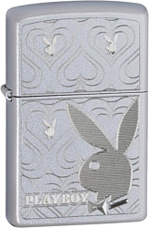 Zippo Playboy Satin Chrome 28077