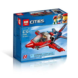 Lepin Cities 02098 Реактивный самолёт аналог Lego 60177