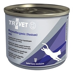 TROVET (0.2 кг) 1 шт. Cat Hypoallergenic VRD (Venison) canned