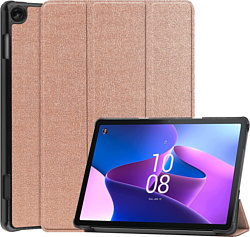 Чехол для планшета JFK Smart Case для Lenovo Tab M10 (Gen 3) TB-328F (розово-золотой)