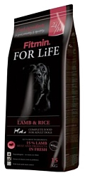 Fitmin For Life Lamb & Rice (20 кг)