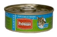 Четвероногий Гурман Паштет с мясом птицы для щенков (0.1 кг) 1 шт.