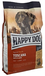 Happy Dog (4 кг) Supreme Sensible - Toscana с уткой и лососем