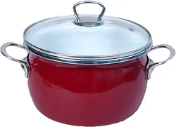 Кастрюля Завод Сантэкс 1-2425211 (бордовый)
