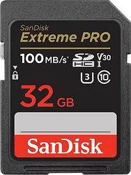 Карта памяти SanDisk Extreme PRO SDHC SDSDXXO-032G-GN4IN 32GB