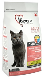 1st Choice (2.72 кг) INDOOR VITALITY for ADULT CATS
