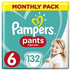 Pampers Pants 6 Monthly Pack (132 шт)