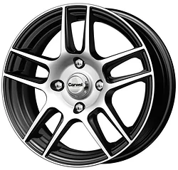 Колесный диск Carwel Лама 6x15/4x100 D60.1 ET50 Алмаз черный