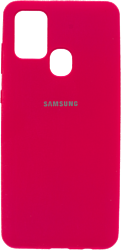 EXPERTS Original Tpu для Samsung Galaxy A21s с LOGO (неоново-розовый)