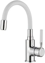 Смеситель Ledeme L1399-3 (хром/белый)