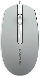 Мышь Canyon M-10 gray/white