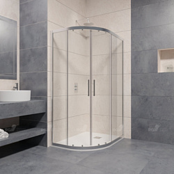 RGW PA-61 41086182-11 80x120 (хром/прозрачное стекло)