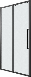 Душевая дверь Grossman Cosmo 120x195 100.K33.02.120.21.02 (черный матовый/шиншилла стекло)