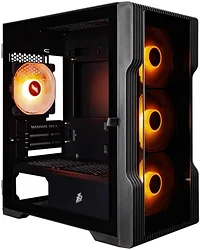 Корпус для компьютера 1stPlayer Trilobite T3-G ARGB T3-G-BK-4F7