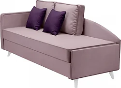 Тахта Mio Tesoro Альфа 800 левая (Velutto 11/Velutto 25/белый) Тахта Mio Tesoro Альфа 800 левая (Velutto 11/Velutto 25/белый)