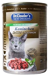 Dr. Clauder's Premium Cat Food консервы с кроликом (0.415 кг) 20 шт.