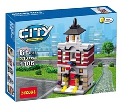 Jisi bricks (Decool) City 1106 Пожарная бригада
