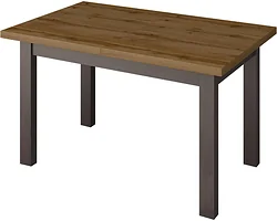 Кухонный стол Senira Кастусь 120-160x75 (дуб вотан/венге)