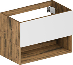 Тумба под умывальник ЗОВ Кито-2 90 (аттик/белый матовый)