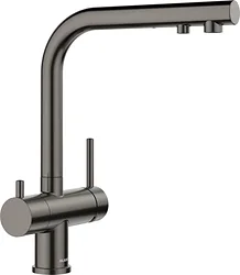 Смеситель Blanco Fontas II 527736 (satin dark steel) Смеситель Blanco Fontas II 527736 (satin dark steel)