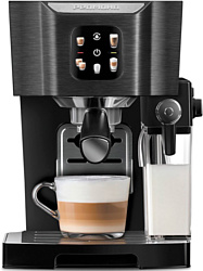 Рожковая кофеварка Redmond CM714 (черный/хром) Рожковая кофеварка Redmond CM714 (черный/хром)