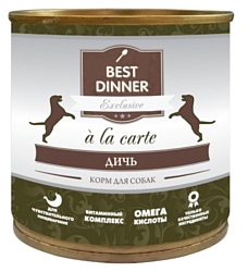 Best Dinner A la Carte для собак Дичь (0.24 кг) 1 шт.