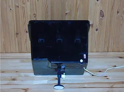 Бак ЭлБЭТ ЭВБО-55 (пластиковый шаровый кран)