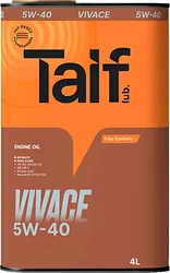 Моторное масло Taif Vivace 5W-40 4л