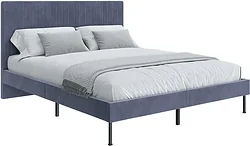 Кровать НК-Мебель Novel 140x200 26011197 (велюр серый)