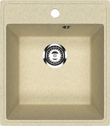 Кухонная мойка Mixline ML-GMU02 556714 (бежевый камень) Кухонная мойка Mixline ML-GMU02 556714 (бежевый камень)