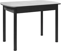 Кухонный стол ВВР ЛДСП Раздвижной (камень темный/прямое черный)