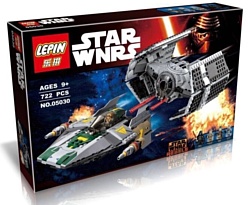 Lepin Star Wars 05030 Усовершенствованный истребитель Дарта Вейдера