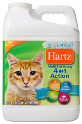 Hartz Multi-Cat Strong 4-in-1 Action Cat Litter Fresh Scent 9,07кг