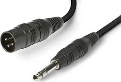 XLR (male) - Jack 6.35 (male) 3 м