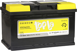 Topla 80 Ah -112080 - EFB Stop & Go R+ (80Ah)