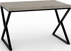 Кухонный стол TMB Loft Дункан Дуб 1200x800 40 мм (графит)