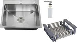 Кухонная мойка РМС MR-5050 (с корзиной и дозатором) Кухонная мойка РМС MR-5050 (с корзиной и дозатором)