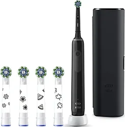 Зубная щетка Oral-B PRO Series 3 3500 D505.513.3X + насадка Cr Action EB50BRX 4 шт (черный) Зубная щетка Oral-B PRO Series 3 3500 D505.513.3X + насадка Cr Action EB50BRX 4 шт (черный)