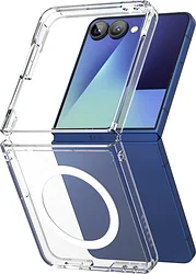 Чехол для телефона Ringke Fusion Magnetic для Galaxy Z Flip 7 (Clear) Чехол для телефона Ringke Fusion Magnetic для Galaxy Z Flip 7 (Clear)