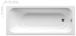 Ванна RAVAK Chrome Slim 170x75 C741300000 Ванна RAVAK Chrome Slim 170x75 C741300000
