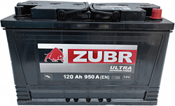 Автомобильный аккумулятор Zubr R+ (120Ah)