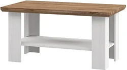 Журнальный столик Неман мебель Тиволи МН-035-20 (белый структурный/дуб стирлинг)