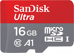 Карта памяти SanDisk Ultra microSDHC SDSQUAR-016G-GN6MN 16GB