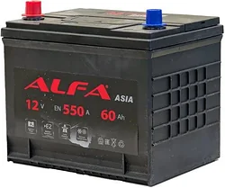 Автомобильный аккумулятор ALFA Asia L+ (60Ah)