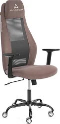 Кресло TetChair Aviator PLT metalBL (ткань, светло-коричневый/серый, KUB 03/W-12)
