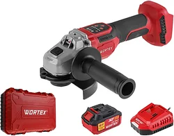 Угловая шлифмашина (болгарка) Wortex CAG 1812-2 SE SET 1334919 (с 1-им АКБ, кейс)