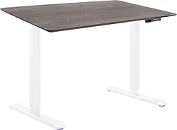 Стол для работы стоя ErgoSmart Wooden Manual DESKFIT DF100 1300х750х27 мм (скошенный край, дуб галифакс/белый)