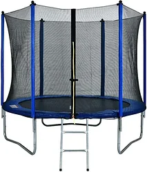 BST BST-HO-8-3-F (складные стойки) 8 футов (244 см) c сеткой безопасности и лестницей BST BST-HO-8-3-F (складные стойки) 8 футов (244 см) c сеткой безопасности и лестницей